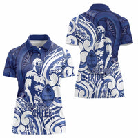 Guam Chief Kepuha Women Polo Shirt Chamorro Pride LT05 - Polynesian Pride