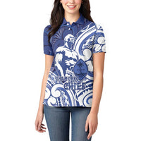 Guam Chief Kepuha Women Polo Shirt Chamorro Pride LT05 - Polynesian Pride