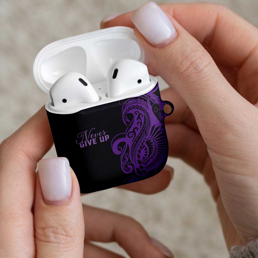 Lupus Warrior AirPods Case Never Give Up Polynesian Style LT05 - Polynesian Pride