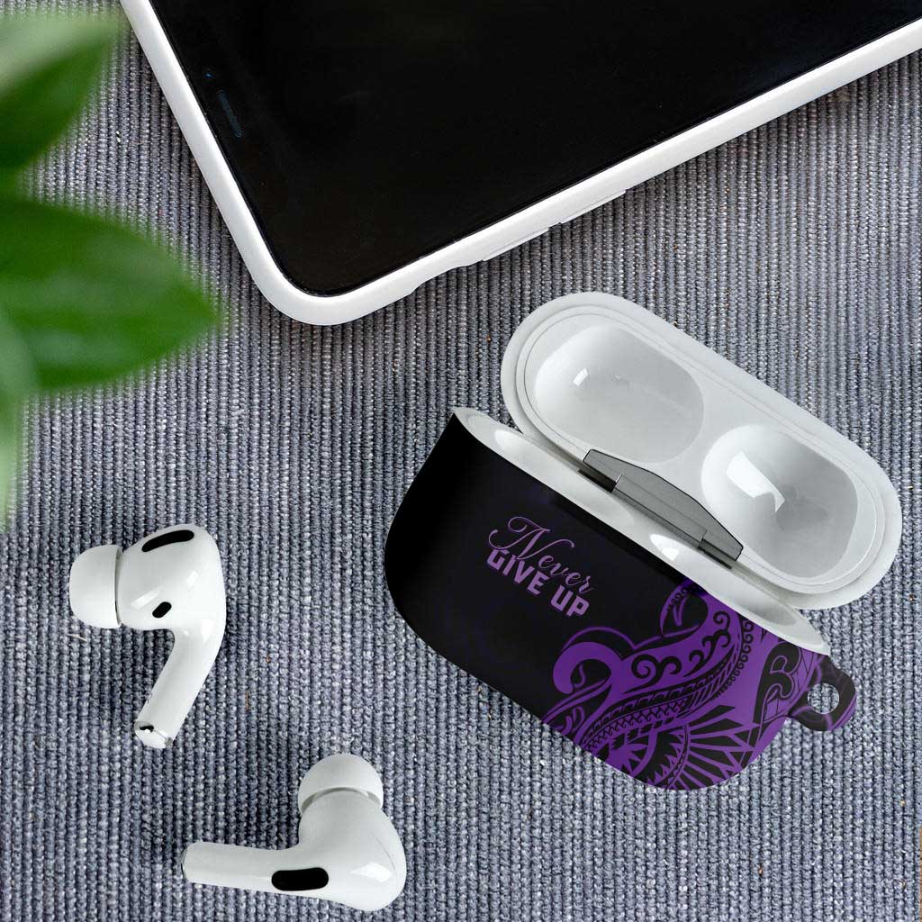 Lupus Warrior AirPods Case Never Give Up Polynesian Style LT05 - Polynesian Pride