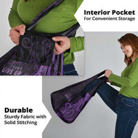 Lupus Warrior Grocery Bag Never Give Up Polynesian Style LT05 - Polynesian Pride