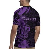 Personalised Lupus Warrior Rugby Jersey Never Give Up Polynesian Style LT05 - Polynesian Pride