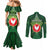 Personalized American Samoa Manu'a Cession Day Couples Matching Mermaid Dress and Long Sleeve Button Shirt With Polynesian Pattern