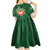 Personalized American Samoa Manu'a Cession Day Kid Short Sleeve Dress With Polynesian Pattern