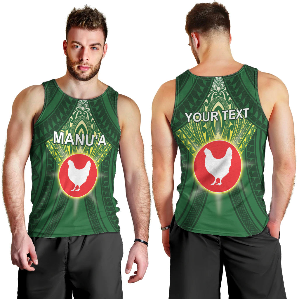 Personalized American Samoa Manu'a Cession Day Men Tank Top With Polynesian Pattern LT05 - Polynesian Pride