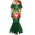 Personalized American Samoa Manu'a Cession Day Mermaid Dress With Polynesian Pattern