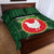 American Samoa Manu'a Cession Day Quilt Bed Set With Polynesian Pattern