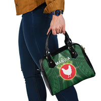 American Samoa Manu'a Cession Day Shoulder Handbag With Polynesian Pattern LT05 - Polynesian Pride
