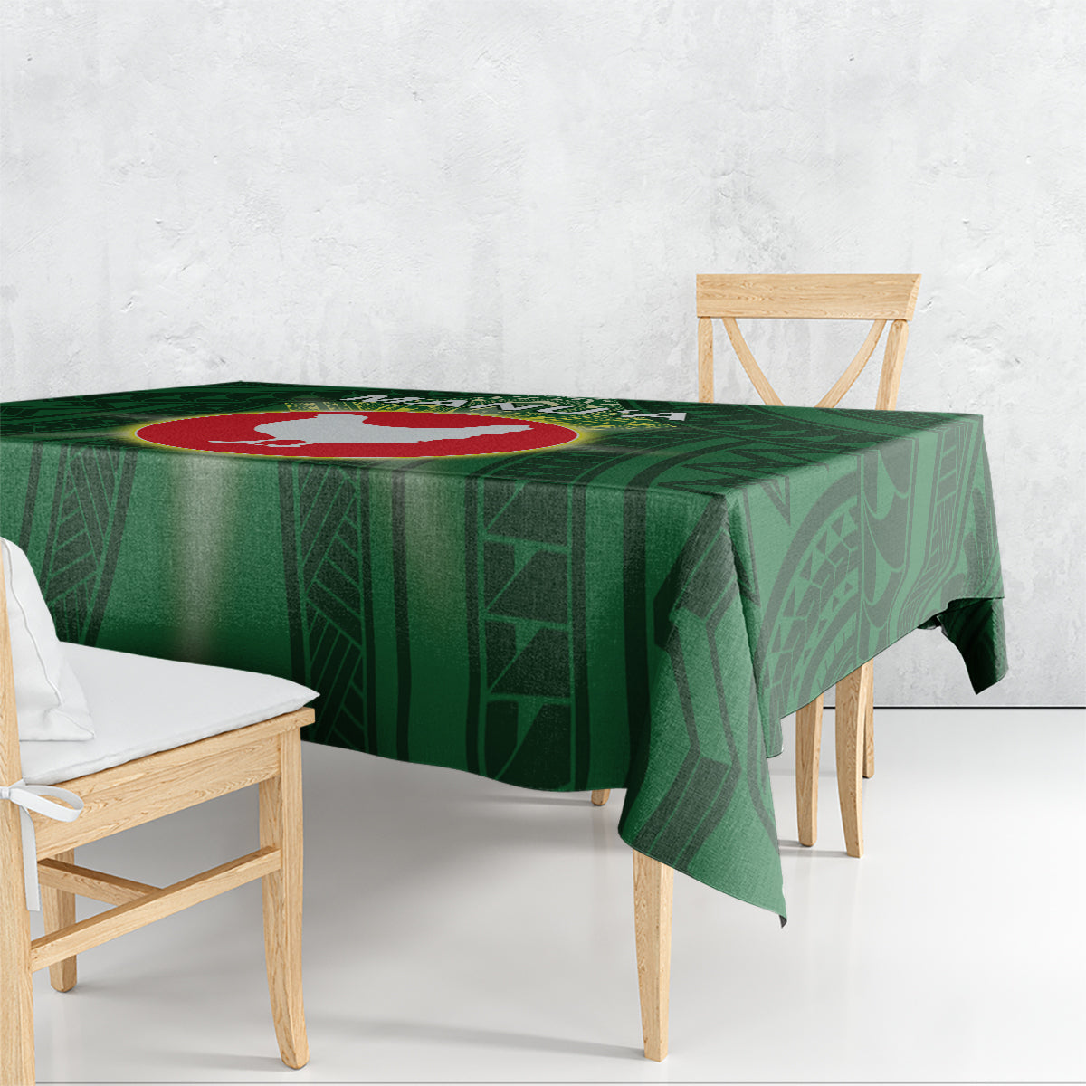 American Samoa Manu'a Cession Day Tablecloth With Polynesian Pattern LT05 - Polynesian Pride