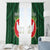 American Samoa Manu'a Cession Day Window Curtain With Polynesian Pattern