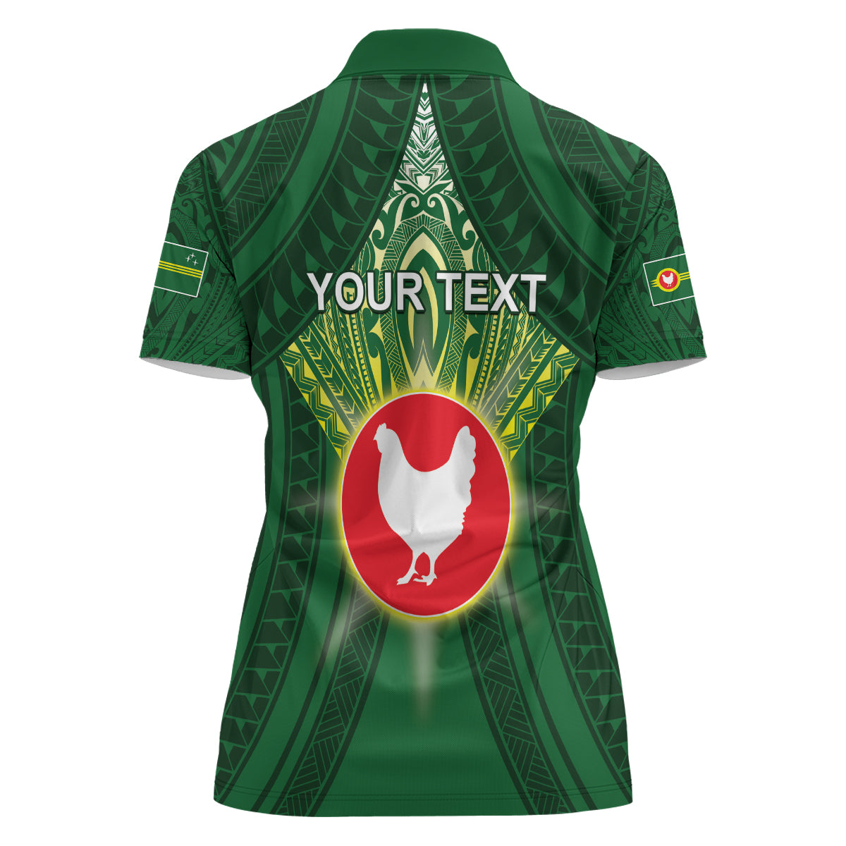 Personalized American Samoa Manu'a Cession Day Women Polo Shirt With Polynesian Pattern LT05 - Polynesian Pride