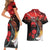 Papua New Guinea Remembrance Day Couples Matching Short Sleeve Bodycon Dress and Hawaiian Shirt Lest We Forget