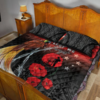 Papua New Guinea Remembrance Day Quilt Bed Set Lest We Forget LT05 - Polynesian Pride