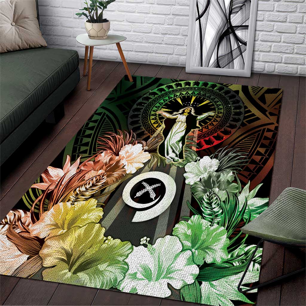 Vanuatu Happy Assumption Day Area Rug LT05 Reggae - Polynesian Pride