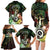 Vanuatu Happy Assumption Day Family Matching Long Sleeve Bodycon Dress and Hawaiian Shirt