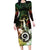 Vanuatu Happy Assumption Day Family Matching Long Sleeve Bodycon Dress and Hawaiian Shirt