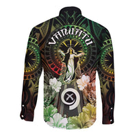 Vanuatu Happy Assumption Day Long Sleeve Button Shirt LT05 - Polynesian Pride