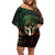 Vanuatu Happy Assumption Day Off Shoulder Short Dress