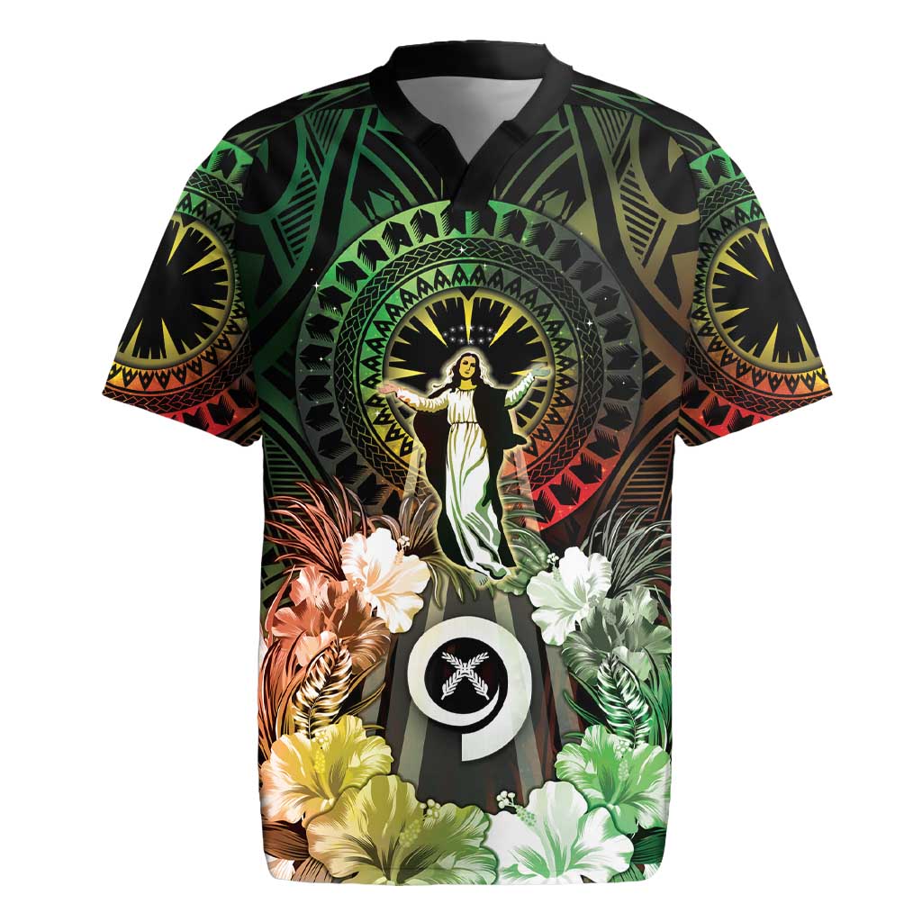 Vanuatu Happy Assumption Day Rugby Jersey LT05 Reggae - Polynesian Pride