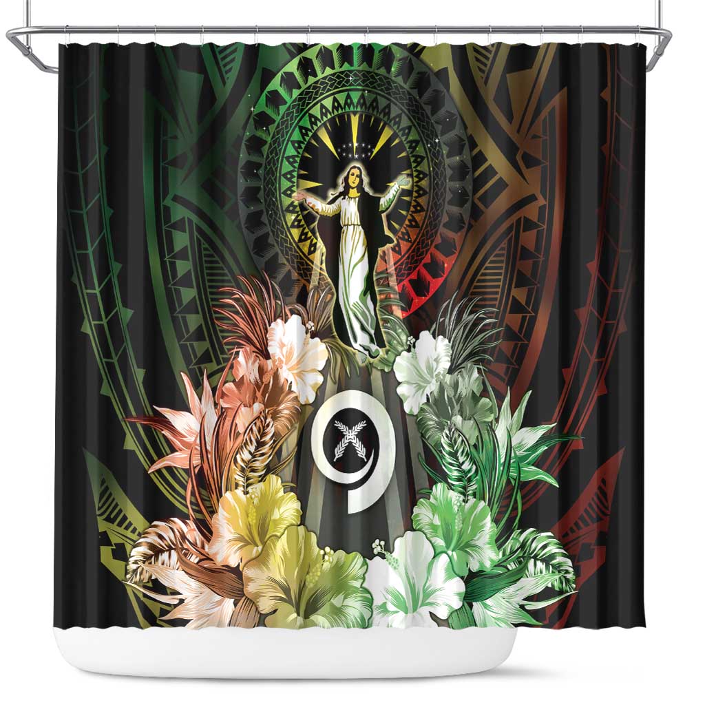 Vanuatu Happy Assumption Day Shower Curtain