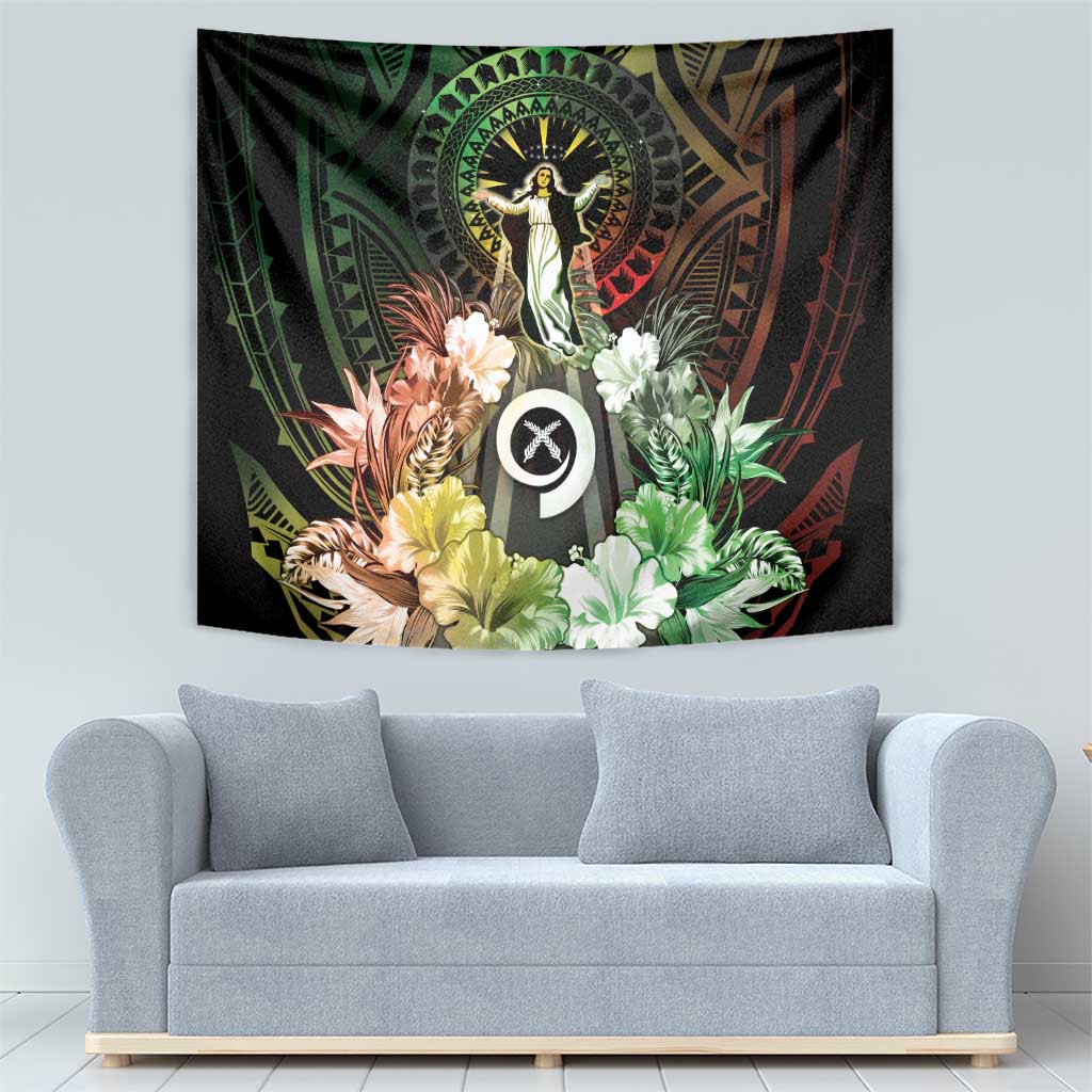 Vanuatu Happy Assumption Day Tapestry LT05 - Polynesian Pride