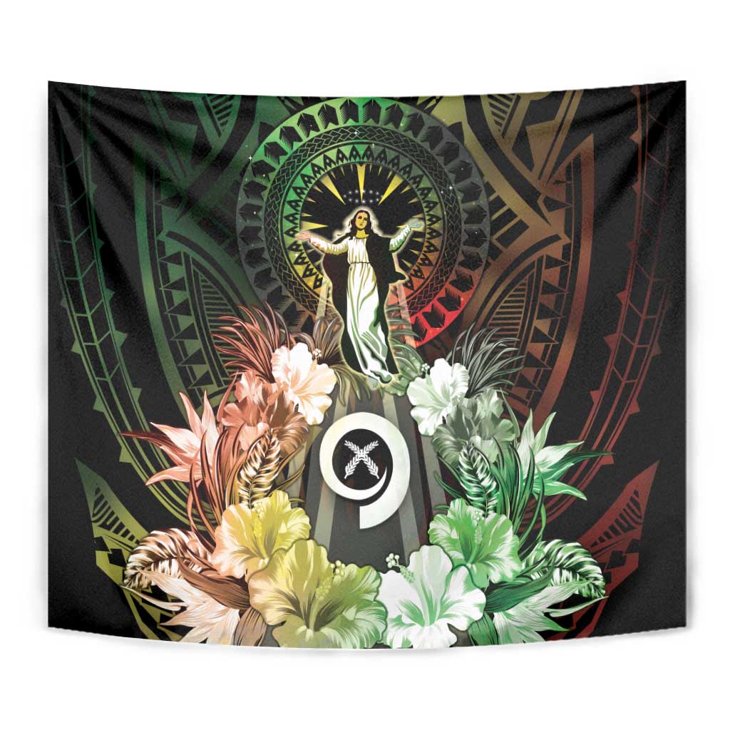 Vanuatu Happy Assumption Day Tapestry LT05 - Polynesian Pride