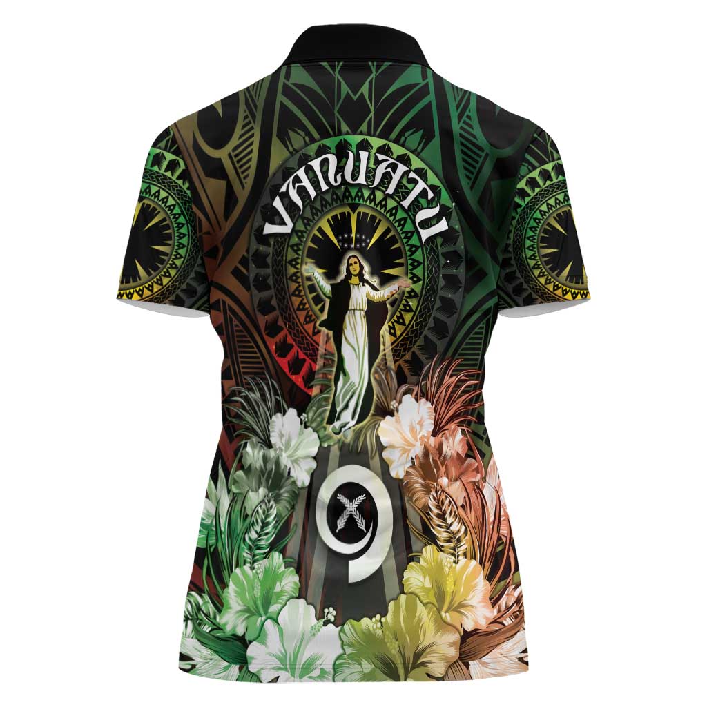 Vanuatu Happy Assumption Day Women Polo Shirt LT05 - Polynesian Pride