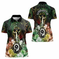 Vanuatu Happy Assumption Day Women Polo Shirt LT05 - Polynesian Pride