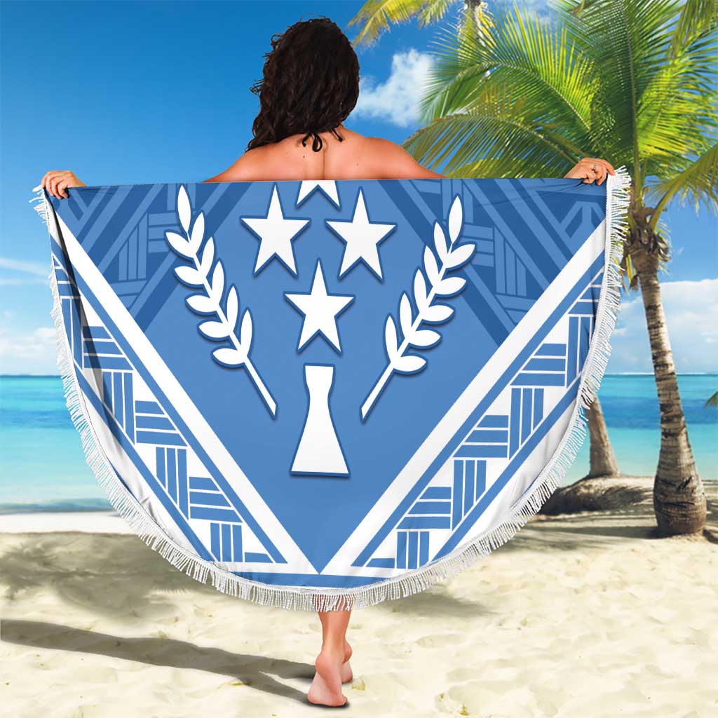 Kosrae State Gospel Day Beach Blanket Simple Style LT05 - Polynesian Pride