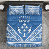 Kosrae State Gospel Day Bedding Set Simple Style LT05 Blue - Polynesian Pride