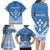 Personalised Kosrae State Gospel Day Family Matching Long Sleeve Bodycon Dress and Hawaiian Shirt Simple Style