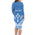 Personalised Kosrae State Gospel Day Family Matching Long Sleeve Bodycon Dress and Hawaiian Shirt Simple Style