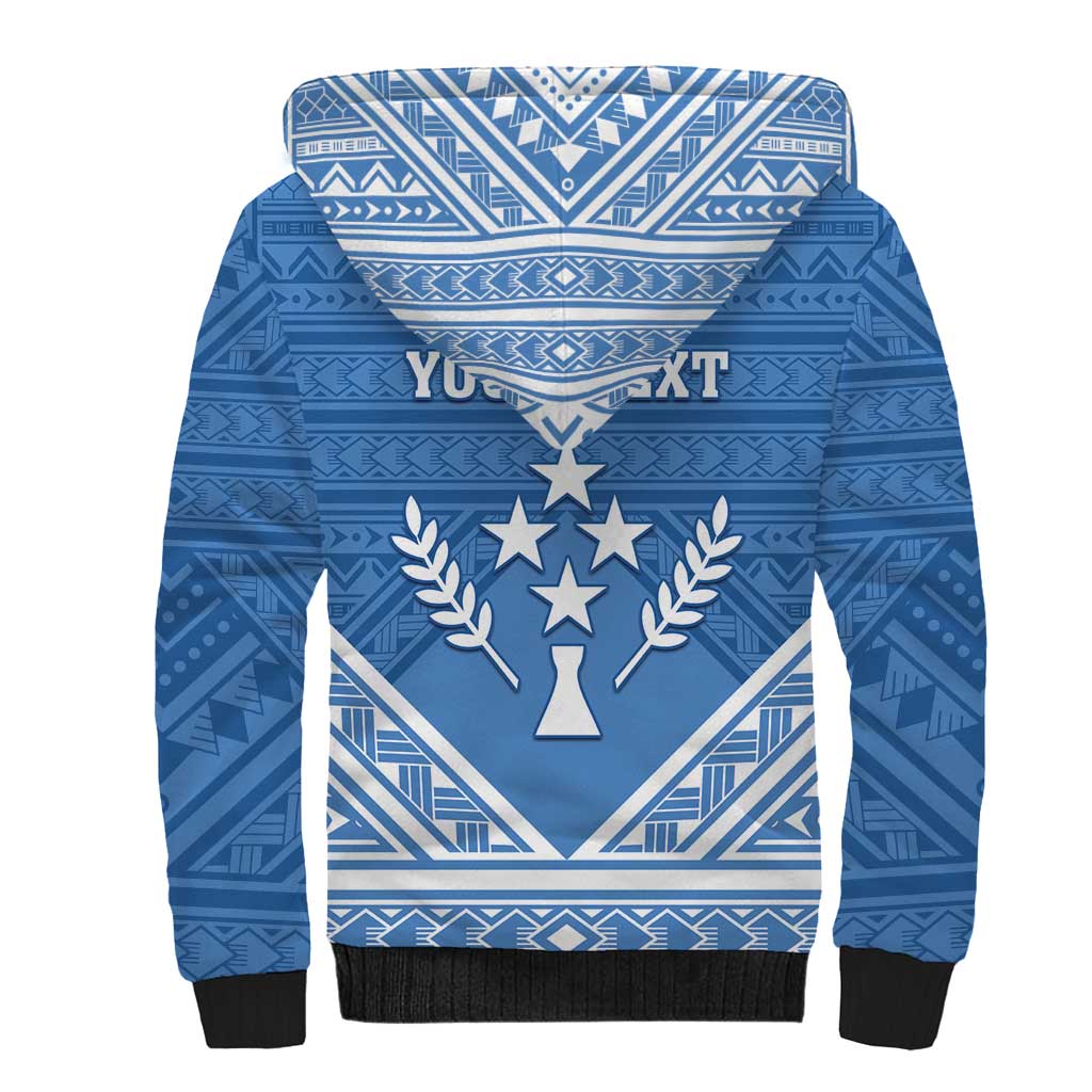 Personalised Kosrae State Gospel Day Sherpa Hoodie Simple Style LT05 - Polynesian Pride