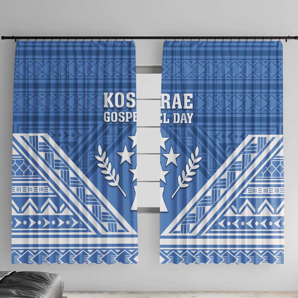 Kosrae State Gospel Day Window Curtain Simple Style