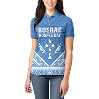 Personalised Kosrae State Gospel Day Women Polo Shirt Simple Style LT05 - Polynesian Pride