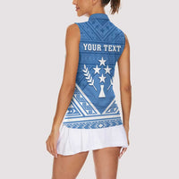 Personalised Kosrae State Gospel Day Women Sleeveless Polo Shirt Simple Style LT05 - Polynesian Pride