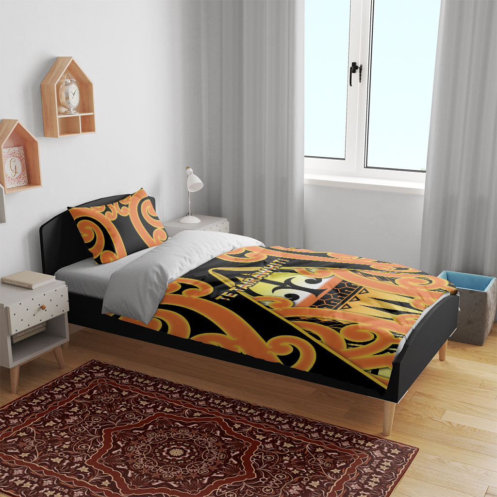 New Zealand Te Tairawhiti Bedding Set Maori Koru Pattern LT05 - Polynesian Pride