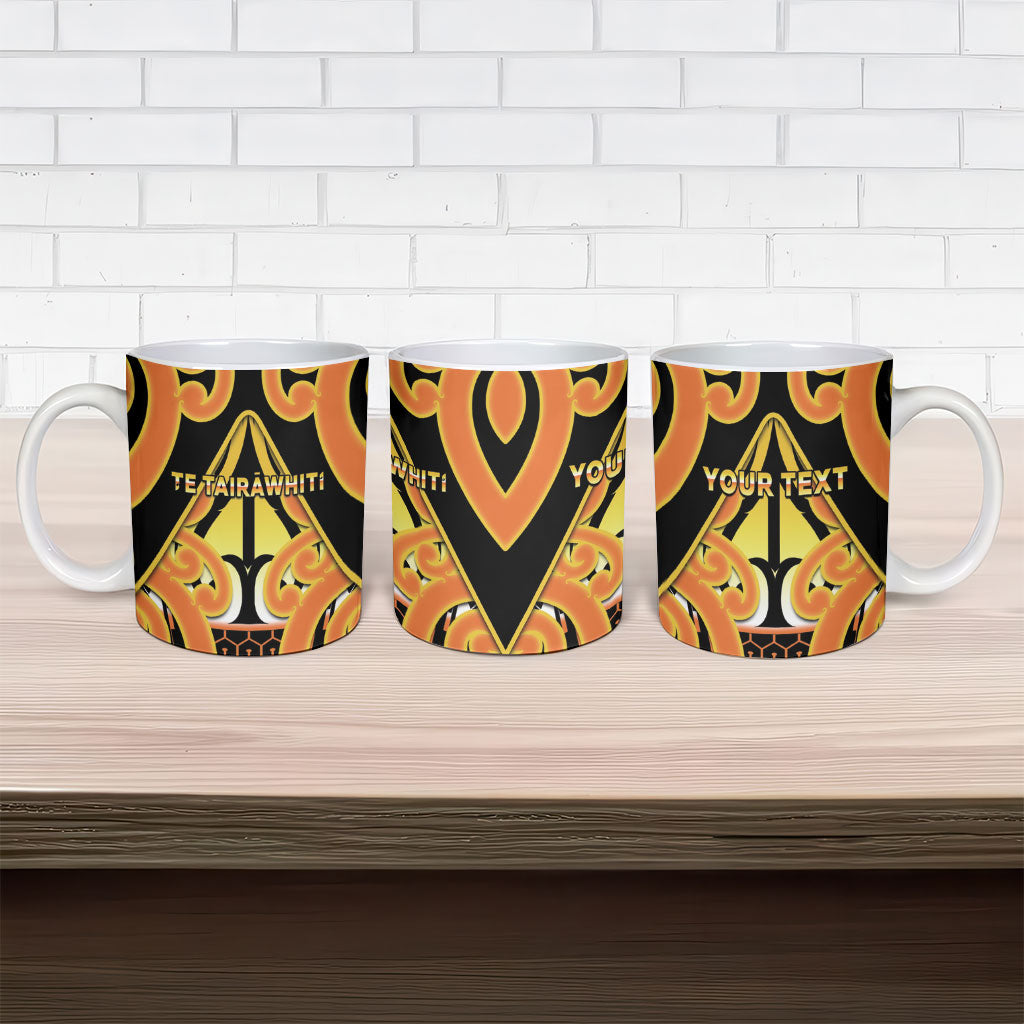 Personalised New Zealand Te Tairawhiti Ceramic Mug Maori Koru Pattern LT05 - Polynesian Pride