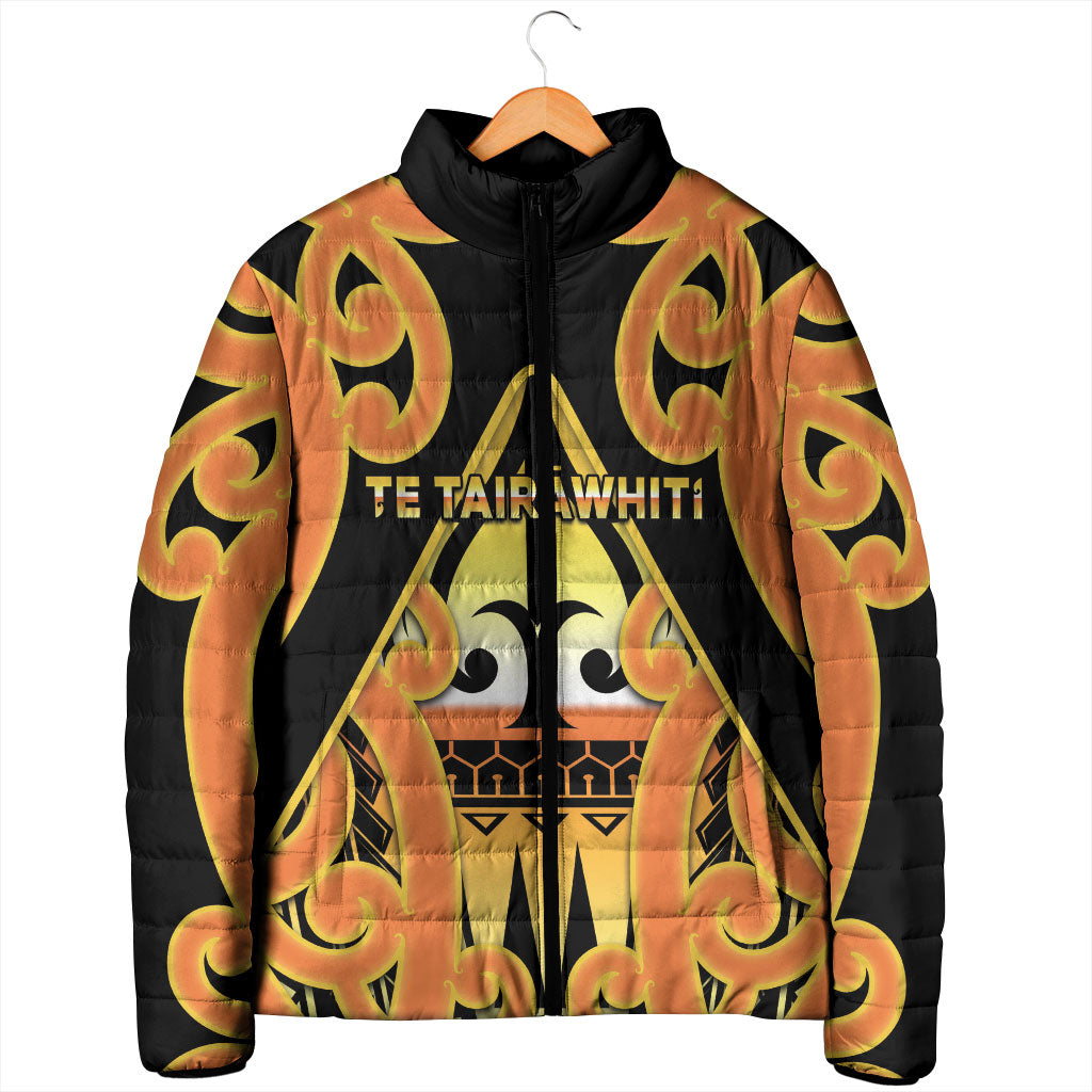 Personalised New Zealand Te Tairawhiti Padded Jacket Maori Koru Pattern LT05 - Polynesian Pride