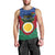 Vanuatu Shefa Province Men Tank Top Coat Of Arms And Namele Fern Polynesian Pattern LT05 - Polynesian Pride