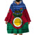 Personalized Vanuatu Shefa Province Wearable Blanket Hoodie Coat Of Arms And Namele Fern Polynesian Pattern LT05 - Polynesian Pride