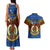 Personalized Vanuatu Tafea Province Couples Matching Tank Maxi Dress and Hawaiian Shirt Coat Of Arms And Namele Fern Polynesian Pattern LT05 - Polynesian Pride