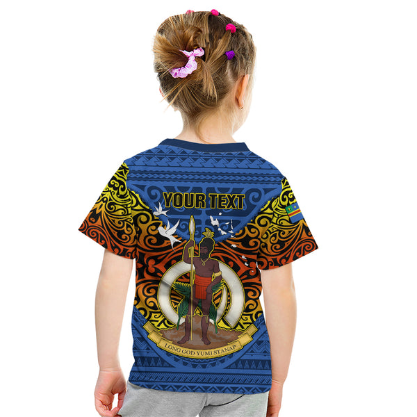 Personalized Vanuatu Tafea Province Kid T Shirt Coat Of Arms And Namele ...