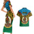 Vanuatu Torba Province Couples Matching Short Sleeve Bodycon Dress and Hawaiian Shirt Vanuatuan Coat Of Arms Polynesian Pattern LT05 - Polynesian Pride