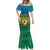 Vanuatu Torba Province Mermaid Dress Vanuatuan Coat Of Arms Polynesian Pattern LT05 - Polynesian Pride