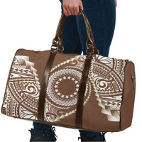 Cook Islands Gospel Day Travel Bag Brown Tribal Curves LT05 - Polynesian Pride