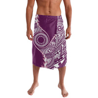 Cook Islands Gospel Day Lavalava Maroon Tribal Curves LT05 Maroon - Polynesian Pride