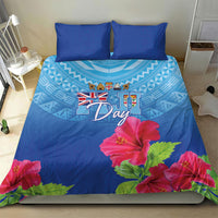 Bula Fiji Day Bedding Set Traditional Tapa Pattern With Hibiscus LT05 - Polynesian Pride