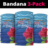 Bula Fiji Day Neck Gaiter Traditional Tapa Pattern With Hibiscus