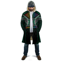 Custom Hawaii Warriors Football Cloak Rainbow Kakau Pattern Black